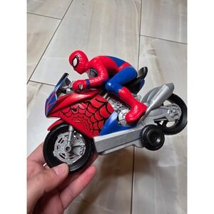 Marvel Spider-Man Motorcycle Toy Red Blue Bike 1616 Holdings ET-0204 2020